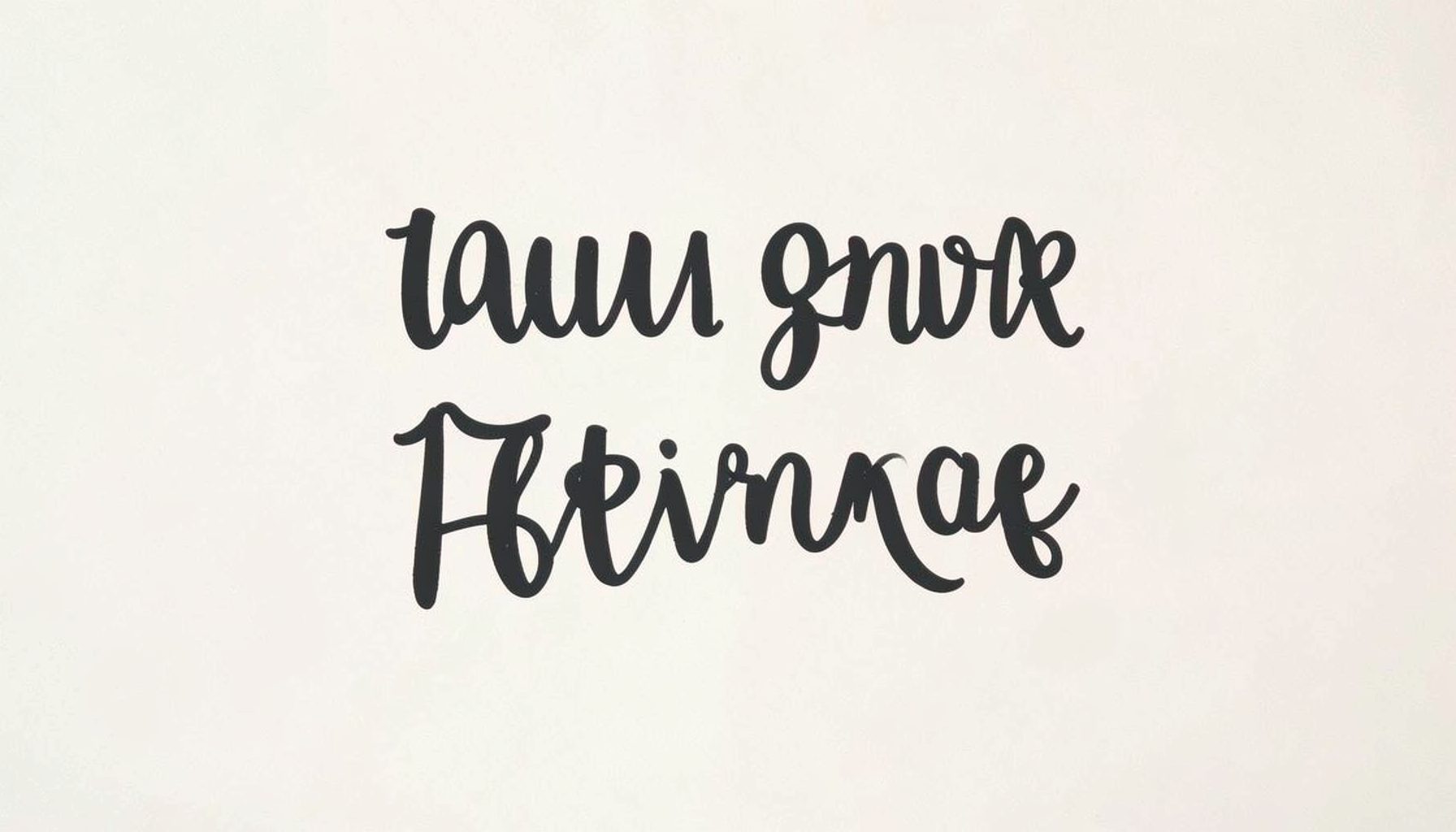 Casual lifestyle quote poster with playful hand-drawn style lettering